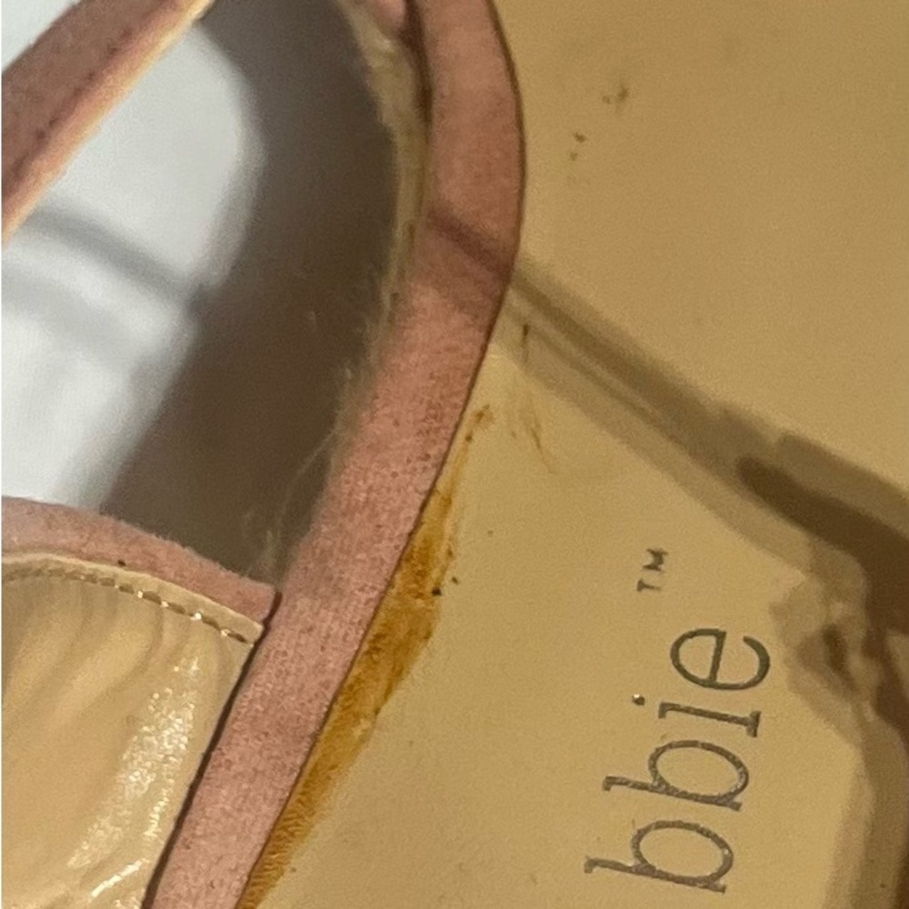 Blush Espadrille Wedges Lexi & Abbie - Picture 11 of 12